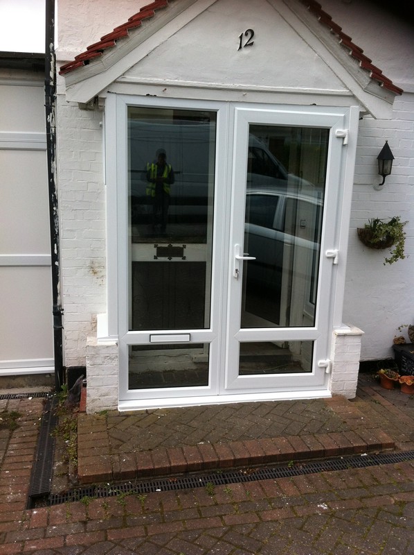 uPVC French doors fitted as front entrance in Kingston upon Thames